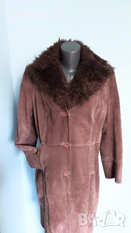 Винтидж / "Vroom & Dressman" и "PIANO WOMAN" / Дамско палто / манто от естествен велур , снимка 4 - Палта, манта - 52524720