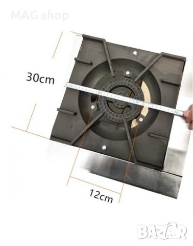 ПРОМО! Професионален газов котлон с крака на стойка РАЗЛИЧНИ РАЗМЕРИ 3ка 4ка 6ца, снимка 5 - Обзавеждане на кухня - 44343835