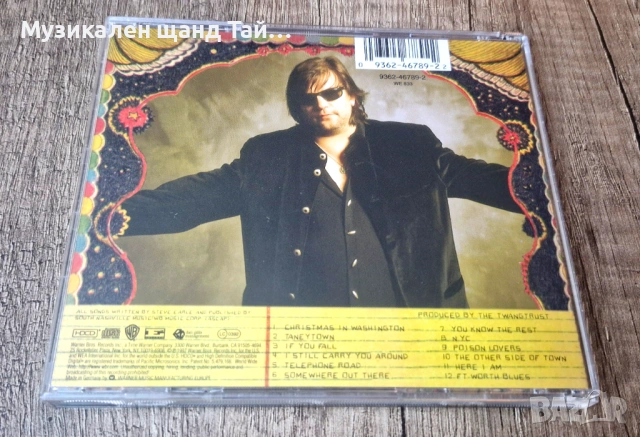 Компакт Дискове - Рок Метъл: Steve Earle – El Corazon, снимка 2 - CD дискове - 53206594