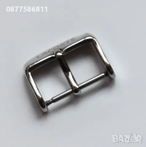 ОРИГИНАЛНА КАТАРАМА ЗА ЧАСОВНИК LACOSTE ТОКА БЪКЕЛ ЧАСОВНИЦИ СТЪКЛО БАТЕРИЯ ПАТЕНТИ, снимка 2 - Каишки за часовници - 50261320