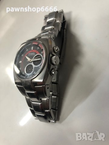 Мъжки часовник от неръждаема стомана Fossil - BQ9280, снимка 6 - Мъжки - 40705752