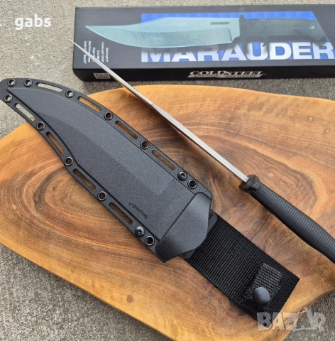 Боен нож COLD STEEL MARAUDER с тактическа кания Kray-Ex, снимка 10 - Ножове - 52008656