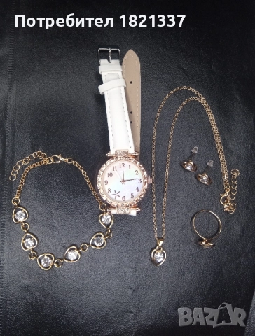 Дамски комплект часовник с бижута , снимка 2 - Дамски - 52472659