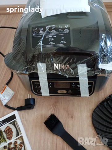 Ninja Foodi Health Grill & Air Fryer AG301EU, снимка 2 - Мултикукъри - 51545298