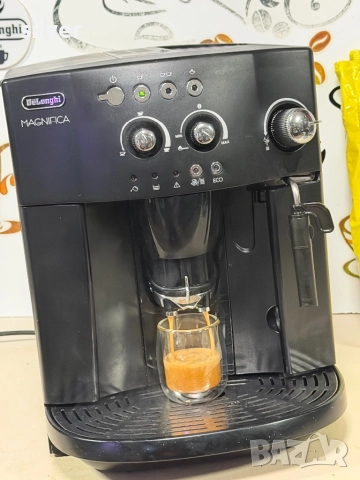 Кафемашина кафе автомат delonghi magnifica с гаранция, снимка 4 - Кафемашини - 52488648