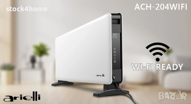 ТОП ЦЕНА!! Подов конвектор ARIELLI ACH-204WIFI, 2000W, WI-FI контрол