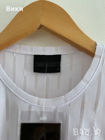 Бяла мъжка блуза тениска налична в четири размера , снимка 3 - Тениски - 29397566