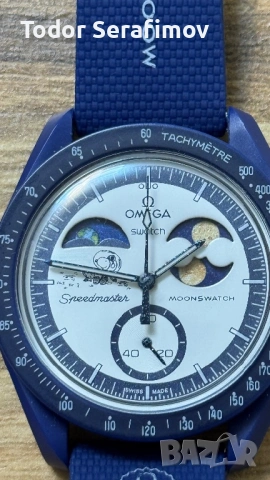 Часовник SwatchxOmega MoonSwatch унисекс, снимка 6 - Мъжки - 53995834
