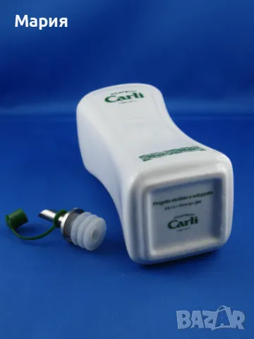 Fratelli Carli DAL 1911 порцеланово шише за зехтин, снимка 2 - Прибори за хранене, готвене и сервиране - 47678253