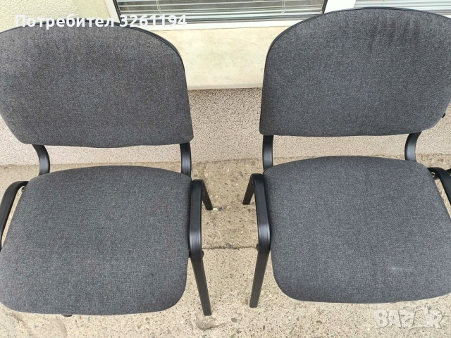 Посетителски столове – офис столове 4 броя, снимка 3 - Столове - 54272393