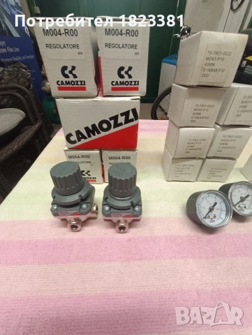 Camozzi,редуцир вентили и манометри