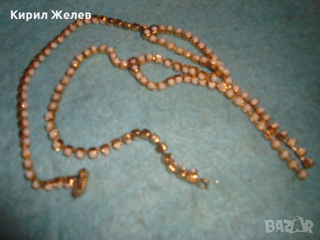 ЗЛАТИСТО НЕЖНО БЕЛ ЕПОК СТИЛ СТИЛНО КОЛИЕ 1879гр