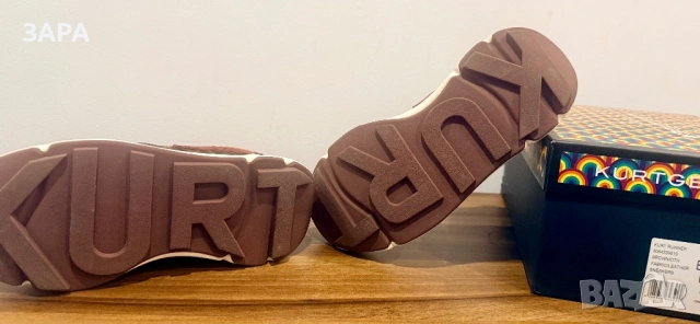 Дамски кожени маратонки Kurt Geiger London Kurt Runner, снимка 4 - Маратонки - 54164742