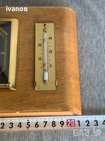 барометър и термометър , снимка 3 - Антикварни и старинни предмети - 42768820