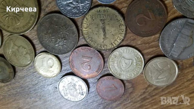 Колекция от чуждестранни ретро монети, снимка 2 - Нумизматика и бонистика - 30878744