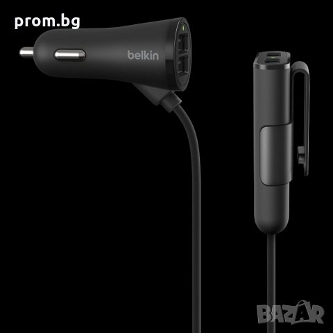 Belkin авто зарядно с 4 USB порта за лек автомобил, Германия, снимка 5 - Аксесоари и консумативи - 31430156