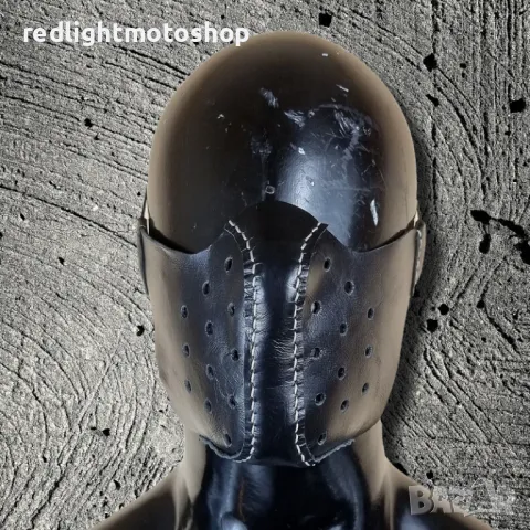 №4487 Маска за мотор от естествена кожа, снимка 2 - Аксесоари и консумативи - 42682076