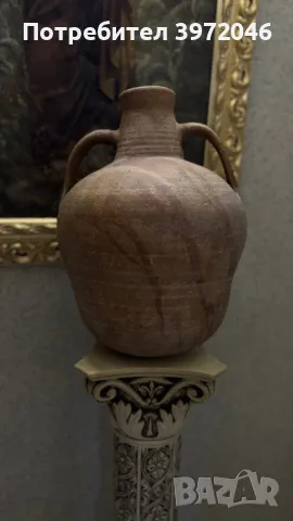 Керамичен съд ,, Кантарос " Сарагоса Испания 1850 -1890 , снимка 3 - Колекции - 50353614