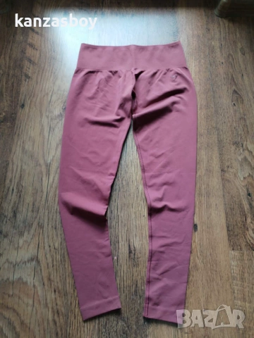 Gymshark Soft Sculpt Leggings Washed Berry Pink - дамски фитнес клин М КАТО НОВ, снимка 5 - Клинове - 54156243