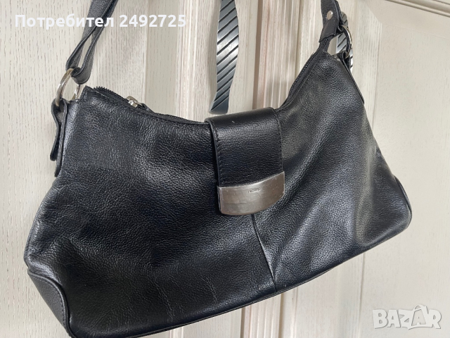 Чанта кожена черна ново, снимка 1 - Чанти - 44933253