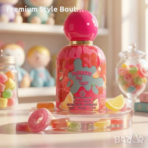 Детски парфюм Tubbees Pink Sugar 50 мл – сладък гурме аромат с праскова, кокос и карамел