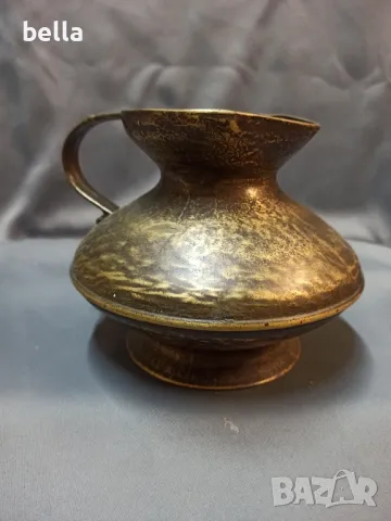 БРОНЗОВА МАСИВНА КАНА НЕСТАНДАРТНА ФОРМА 