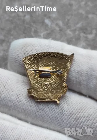 Значка ВЛКСМ ударник 1976, снимка 2 - Колекции - 48561402