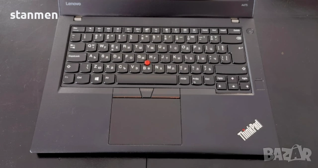 Продавам Гаранционнен Lenovo ThinkPad A475/IPSматFHDсKам/4x2.7ghz/nVme256gb/8gb/AmdRadeon/НоваБат   , снимка 6 - Лаптопи за дома - 53073876