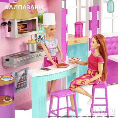 BARBIE CAREERS Barbie® Ресторант Cook 'n Grill Restaurant™ (HBB9)1, снимка 3 - Кукли - 40248936
