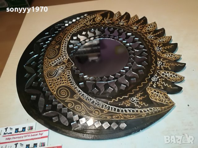 огледало-40см-внос германия 2412221832, снимка 3 - Антикварни и старинни предмети - 39102992