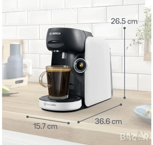 Кафемашина с капсули Bosch Tassimo finesse friendly TAS164E , снимка 2 - Кафемашини - 52307159
