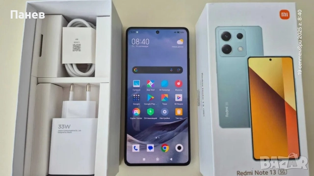Продава Xiaomi Redmi Note 13 5G - в гаранция до 9.04.2026