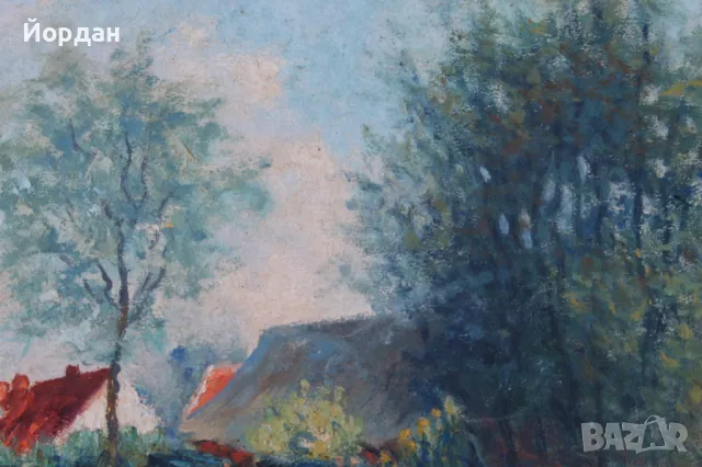 Стара Европейска картина, снимка 9 - Картини - 50099452