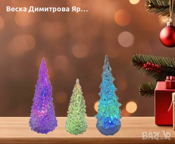 Магически светещи елхи с LED осветление, снимка 5 - Лед осветление - 52301831