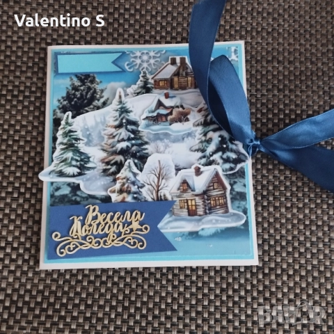 Ръчно изработени коледни картички 