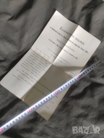 Количествен анализ минерална вода Банкя 1906