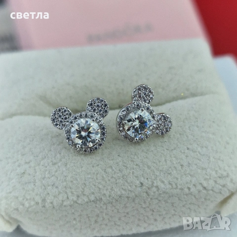 Обеци Pandora, снимка 7 - Обеци - 54012050