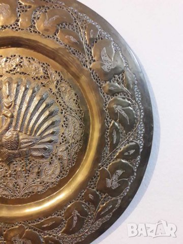 Старо метално пано за стена, снимка 3 - Антикварни и старинни предмети - 29754822