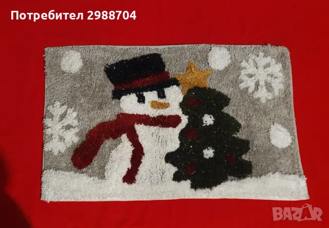 Коледно детско килимче  