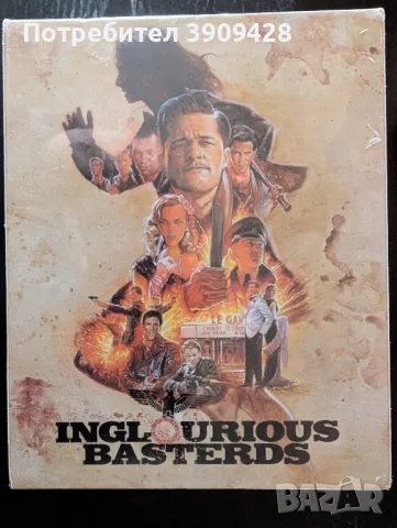 Inglourious Basterds (2009) - Complete Basterds Edition Steelbook | "Гадни копилета" стилбук, снимка 3 - Други жанрове - 47651680