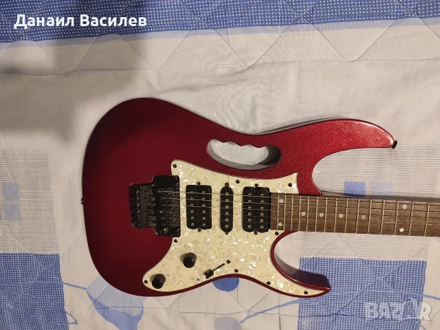 Rocktile – Ibanez/JEM стил с Monkey Grip – H-S-H – Floyd Rose, снимка 3 - Китари - 56125299