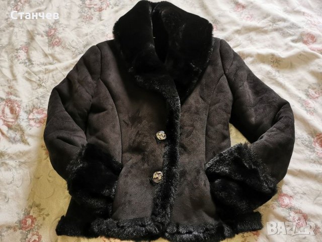 Елегантно дамско палто S, снимка 3 - Палта, манта - 30836249