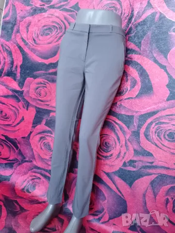 H&M Сив дамски офис панталон С, снимка 3 - Панталони - 48620598