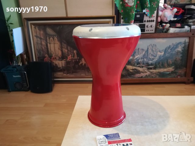 ЧЕРВЕНА ГОЛЯМА ТАРАМБУКА 1301221206, снимка 2 - Ударни инструменти - 35422276