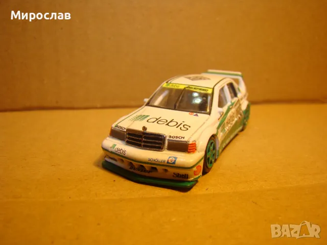 1/64 MICROCHAMPS MERCEDES BENZ 190 EVO РАЛИ МОДЕЛ КОЛИЧКА, снимка 2 - Колекции - 48493203