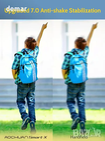 AOCHUAN 3-осен професионален гимбал стабилизатор за iPhone и Android, снимка 2 - Селфи стикове, аксесоари - 47850835