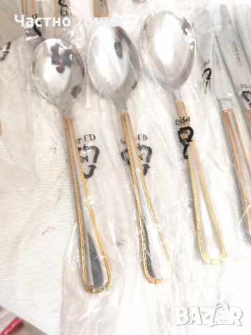 Супер Качествени Луксозни  Немски Маркови Прибори за Хранене Steinbach с Позлата, снимка 4 - Прибори за хранене, готвене и сервиране - 40689829