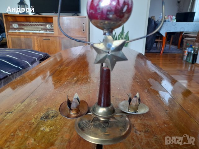 Стар свещник #14, снимка 5 - Антикварни и старинни предмети - 40203438