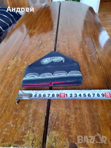 Стара етно шапка #7, снимка 2 - Антикварни и старинни предмети - 40578541