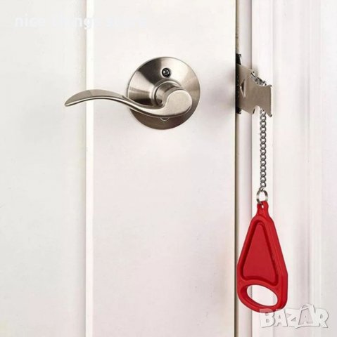 Портативен предпазител за ключалка врата , снимка 1 - Други стоки за дома - 38473257